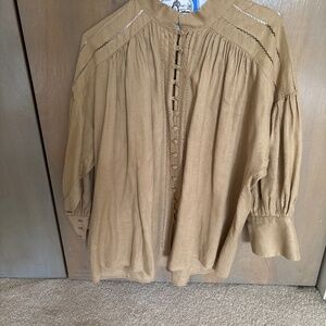 Banana Republic linen blouse